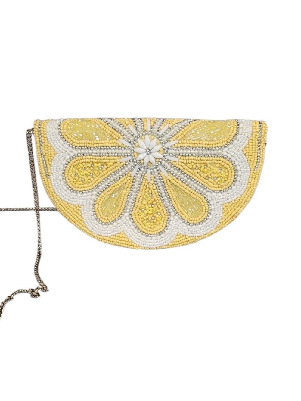 Studio 12 NWT Viral Beaded Lemon Wedge Crossbody Purse